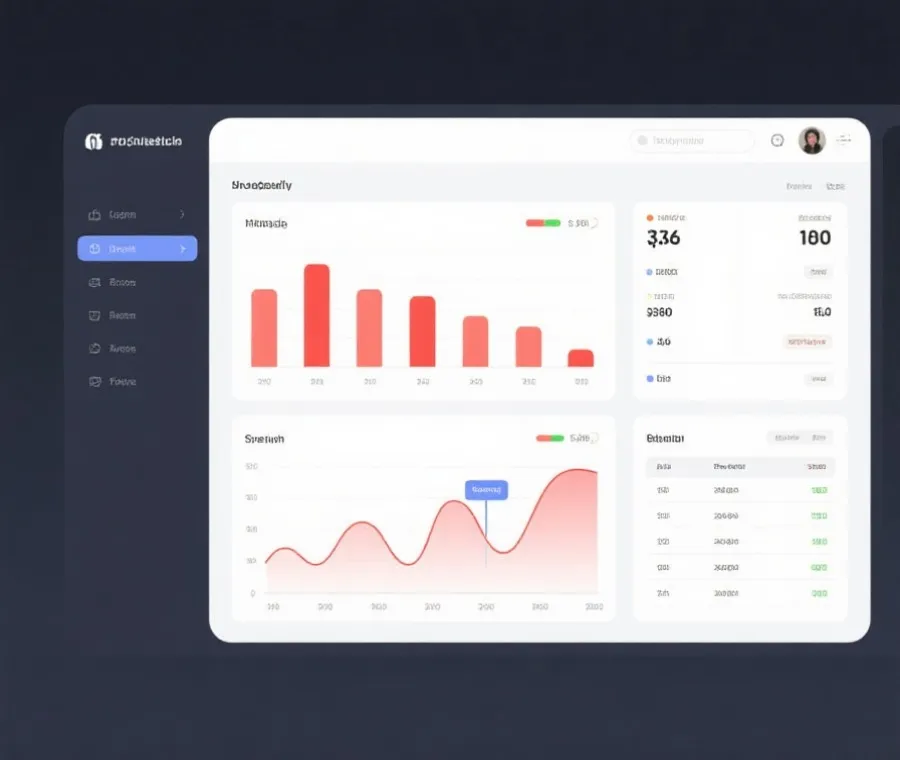 综合数据统计图表展示